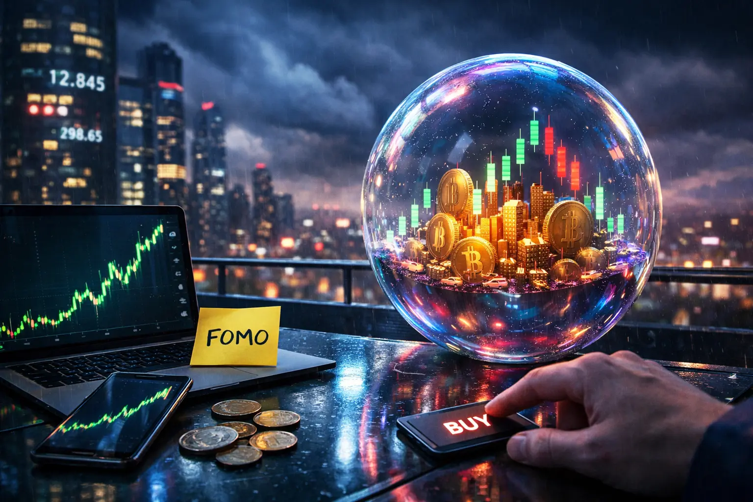 crypto bubble