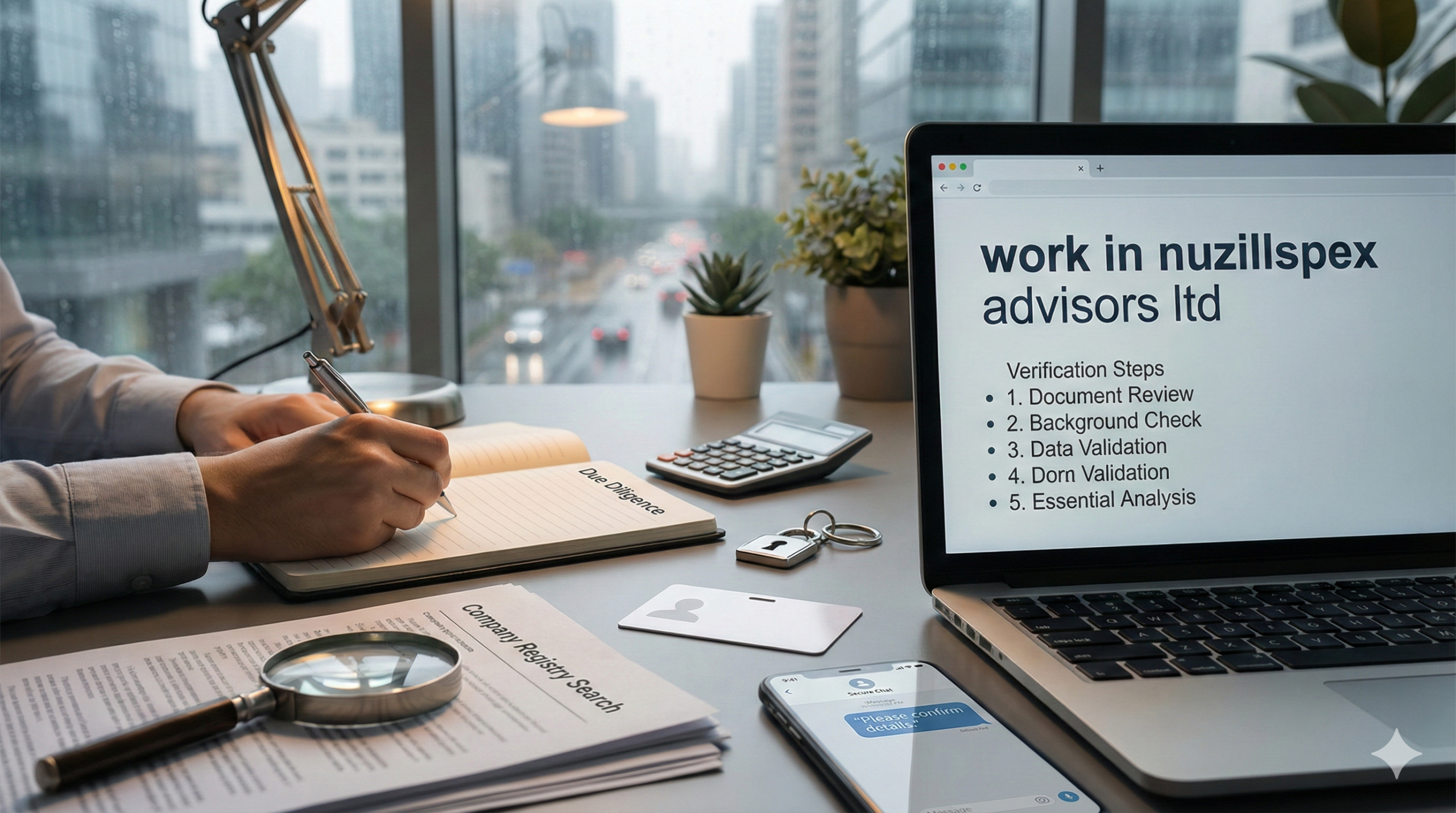 work in nuzillspex advisors ltd
