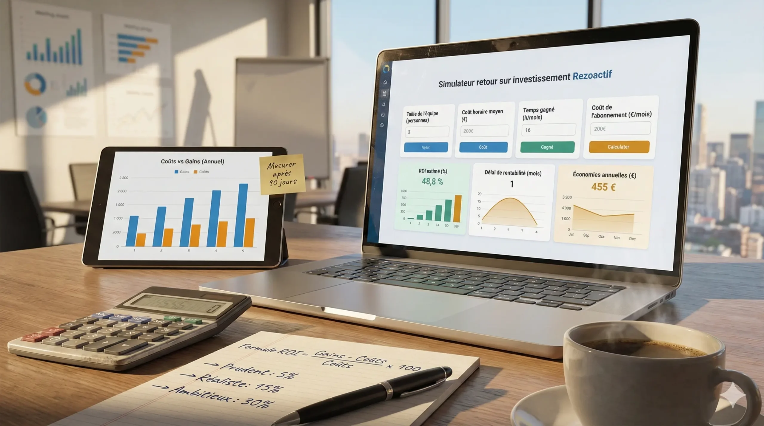 simulateur retour sur investissement rezoactif